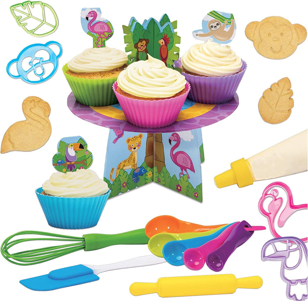 Galt Kids Baking Set With Cupcake/ Cookie Decorating Kit- Fun Bake/ Entertainment GN5266