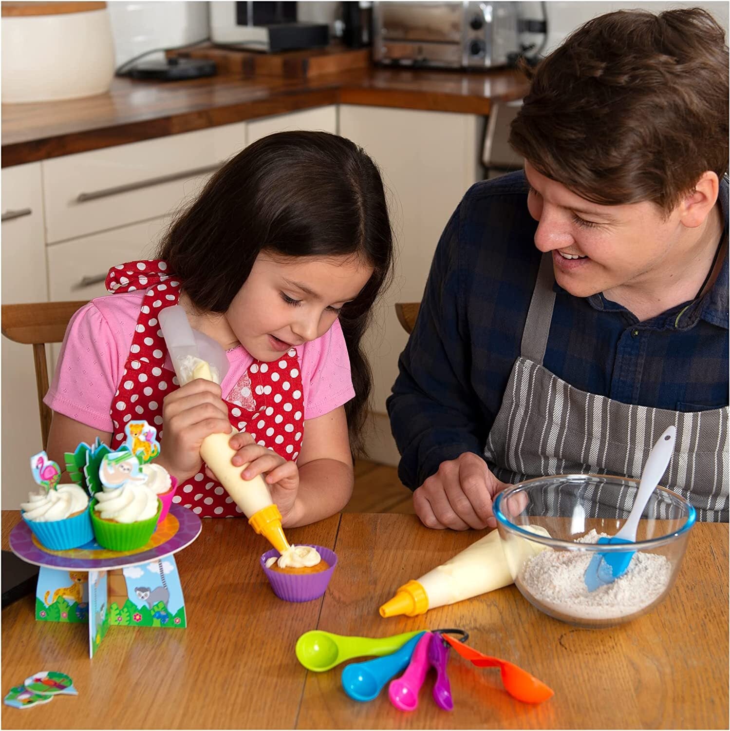 Galt Kids Baking Set With Cupcake/ Cookie Decorating Kit- Fun Bake/ Entertainment GN5266