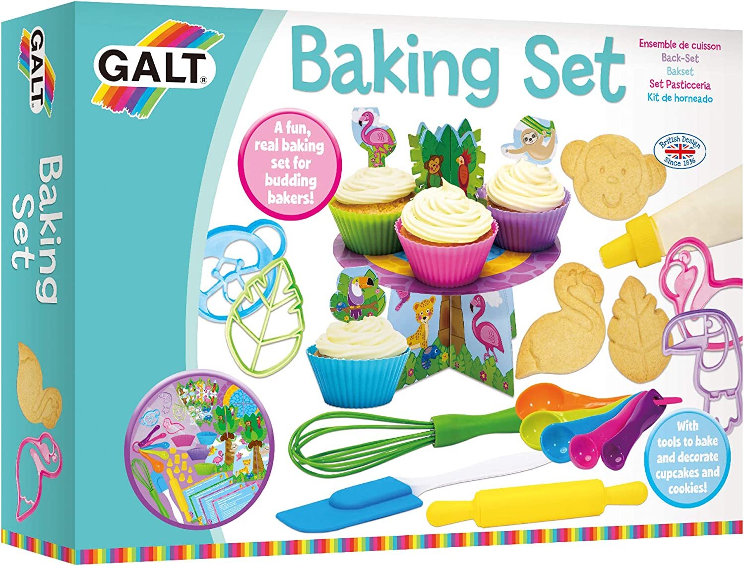 Galt Kids Baking Set With Cupcake/ Cookie Decorating Kit- Fun Bake/ Entertainment GN5266