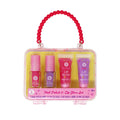 Pink Poppy Handbag Makeup Set Nail Polish/ Lip Gloss- Lightweight/ Compact KHI003