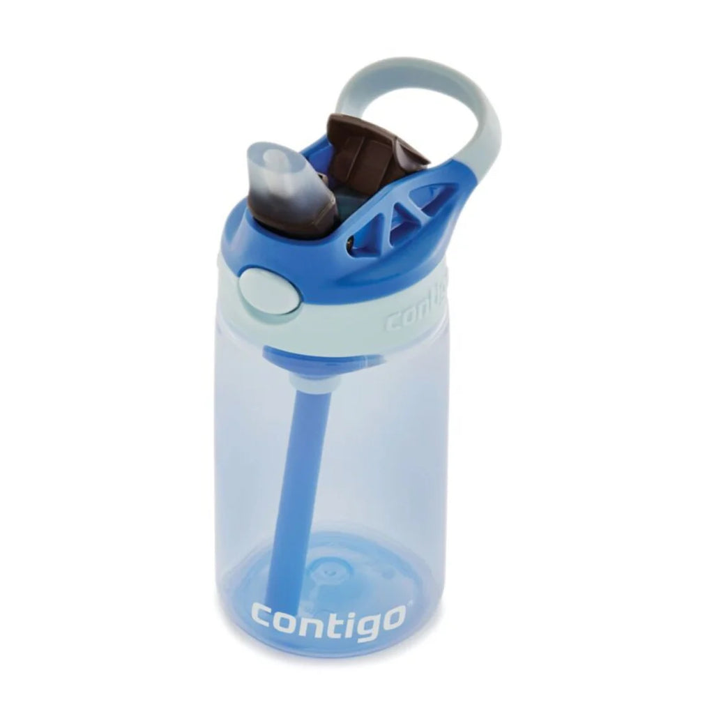 Contigo 414ml Kids Autospout Drink Bottle w/ Pop Up Straw- One Touch Button 507380