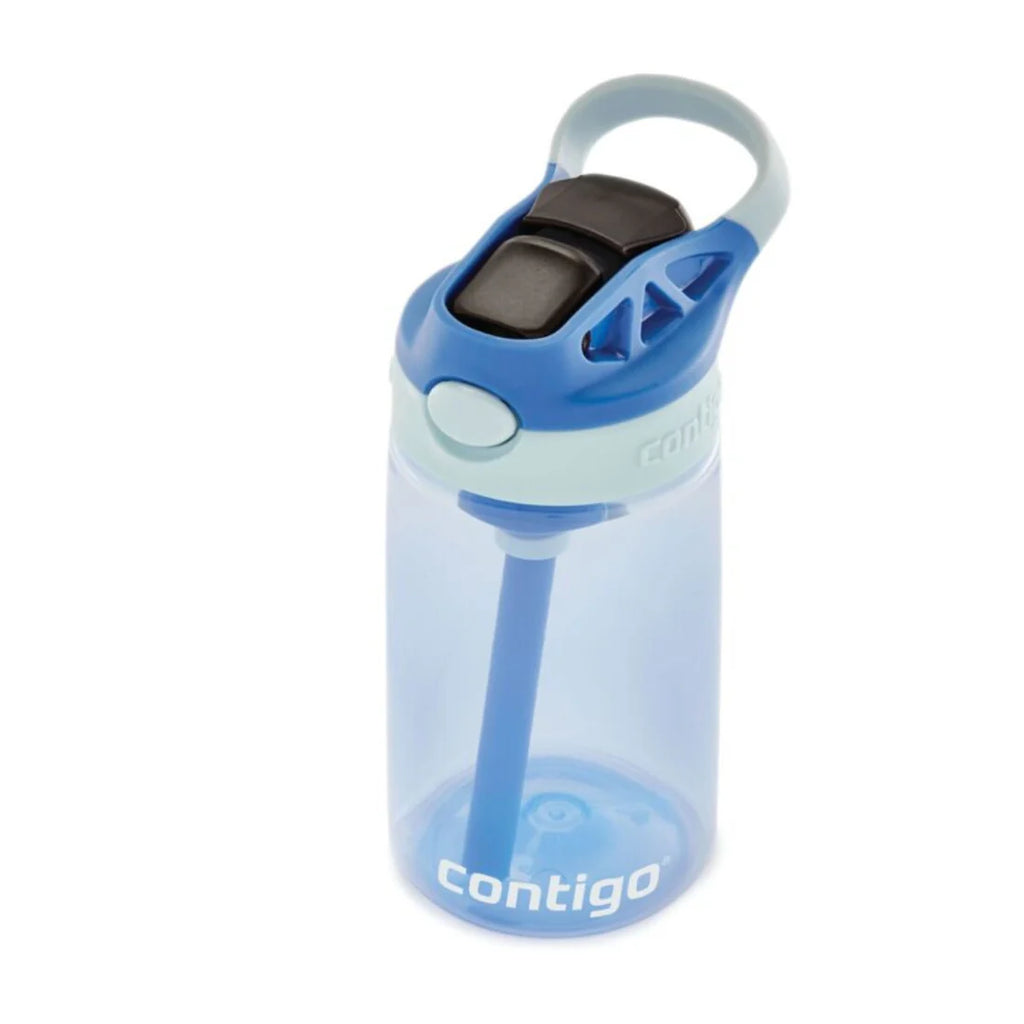 Contigo 414ml Kids Autospout Drink Bottle w/ Pop Up Straw- One Touch Button 507380