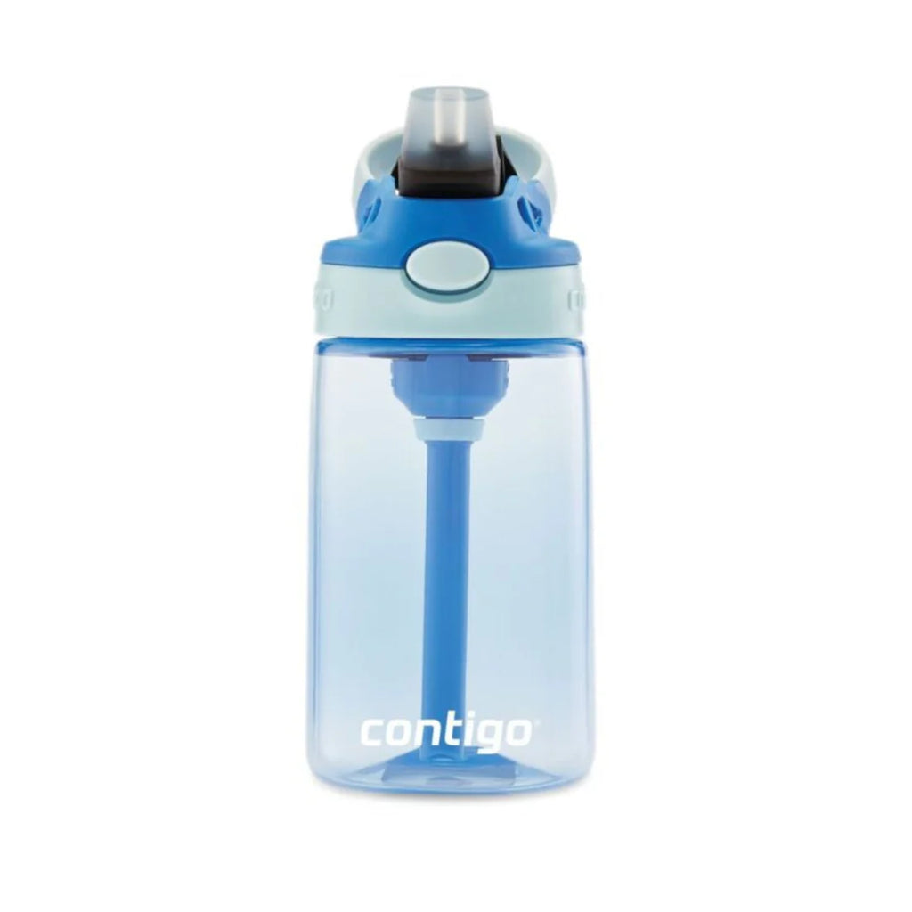 Contigo 414ml Kids Autospout Drink Bottle w/ Pop Up Straw- One Touch Button 507380