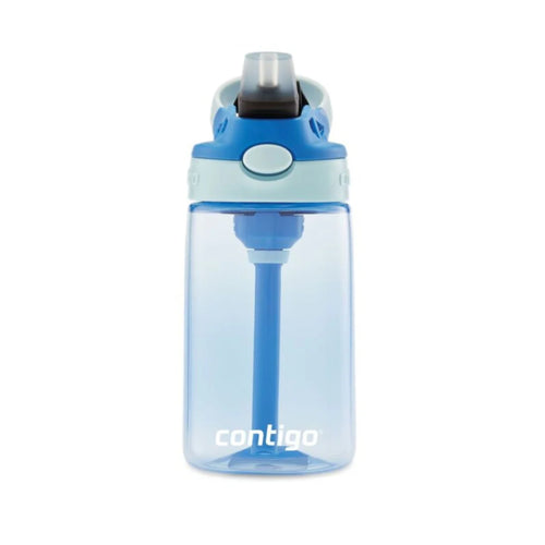 Contigo 414ml Kids Autospout Drink Bottle w/ Pop Up Straw- One Touch Button 507380