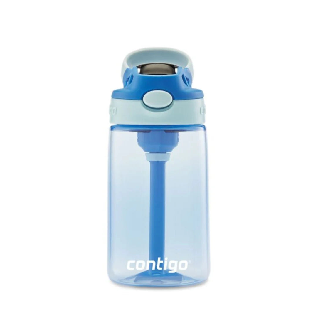 Contigo 414ml Kids Autospout Drink Bottle w/ Pop Up Straw- One Touch Button 507380