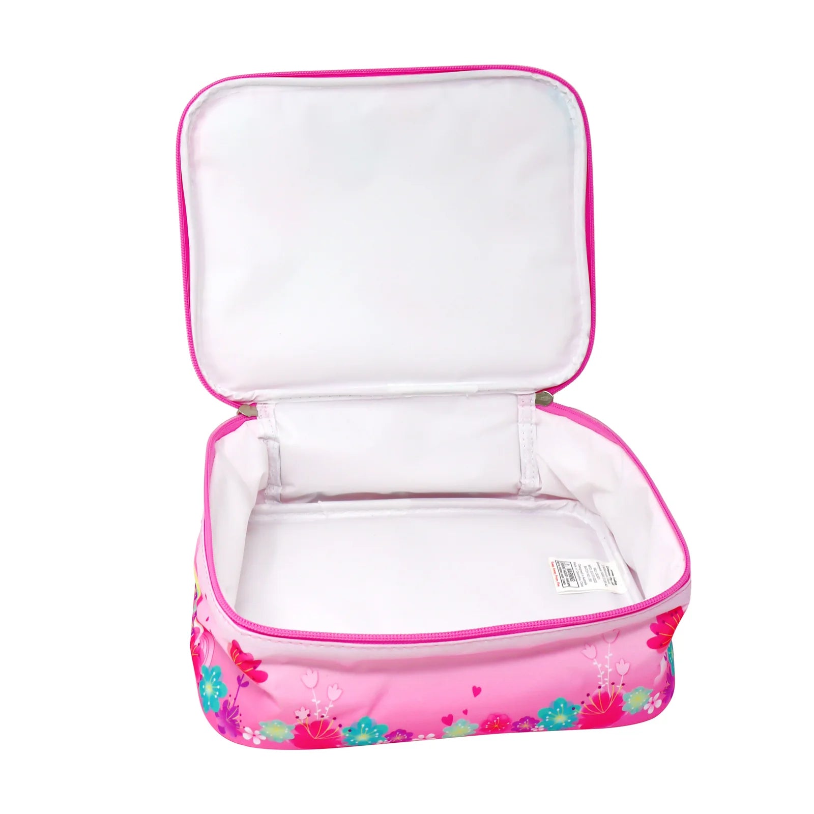 Pink Poppy Unicorn Rainbow Insulated Lunch Box Bag- Soft Handle/ Dual Zipper Perfect For School
