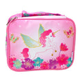 Pink Poppy Unicorn Rainbow Insulated Lunch Box Bag- Soft Handle/ Dual Zipper Perfect For School