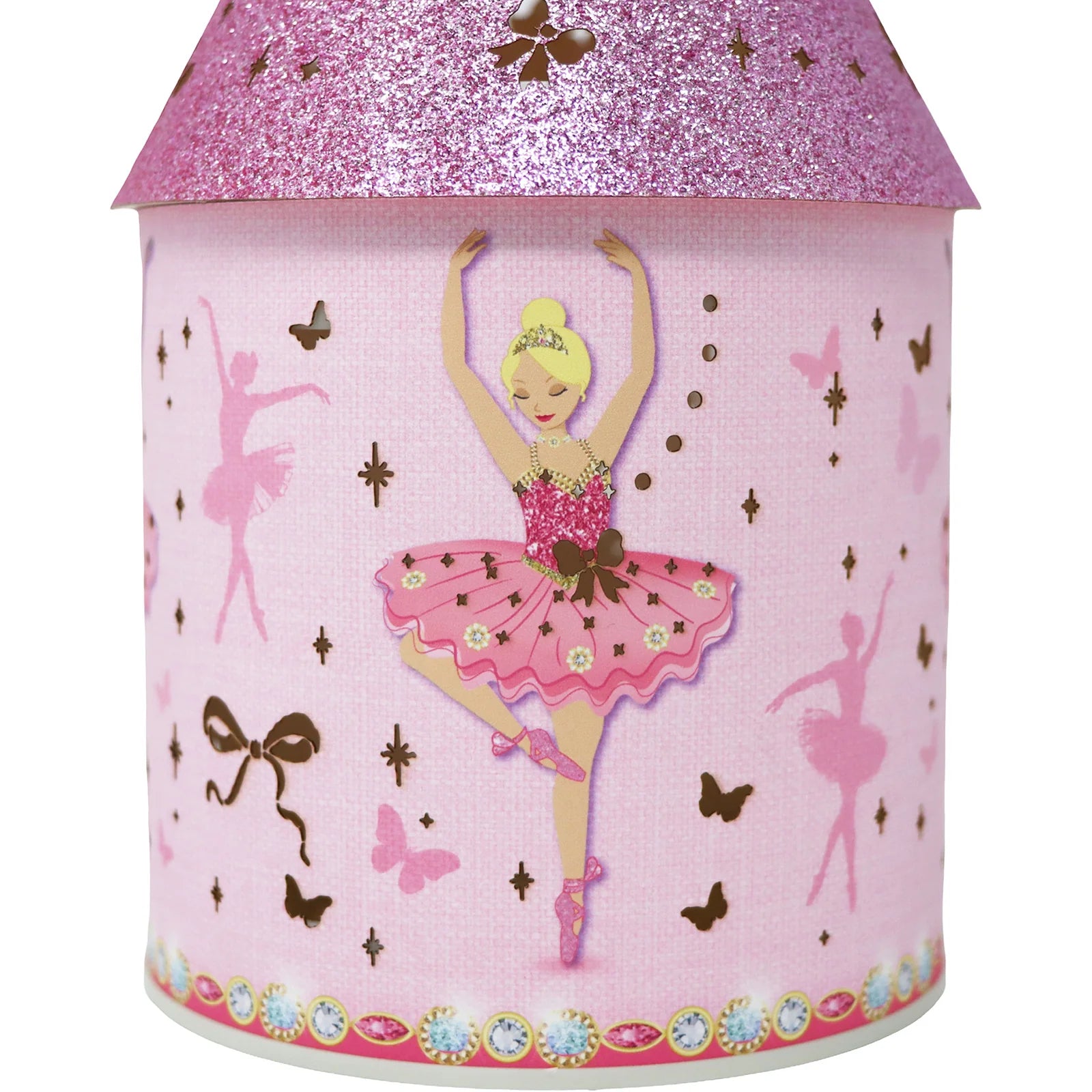 Pink Poppy Ballerina LED Colour Changing Lantern – Decorative Kids Night Light/ Perfect Child Companion LTST125