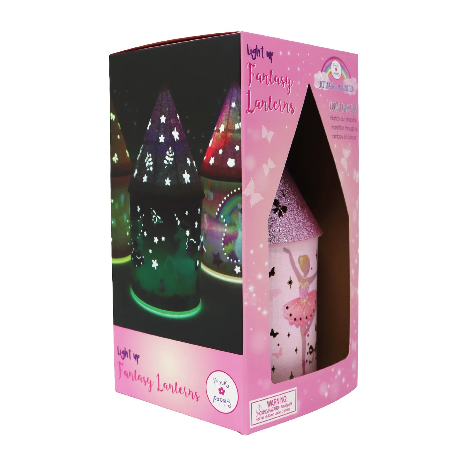 Pink Poppy Ballerina LED Colour Changing Lantern – Decorative Kids Night Light/ Perfect Child Companion LTST125