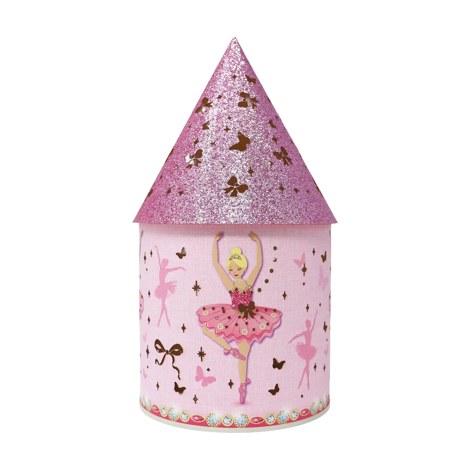 Pink Poppy Ballerina LED Colour Changing Lantern – Decorative Kids Night Light/ Perfect Child Companion LTST125
