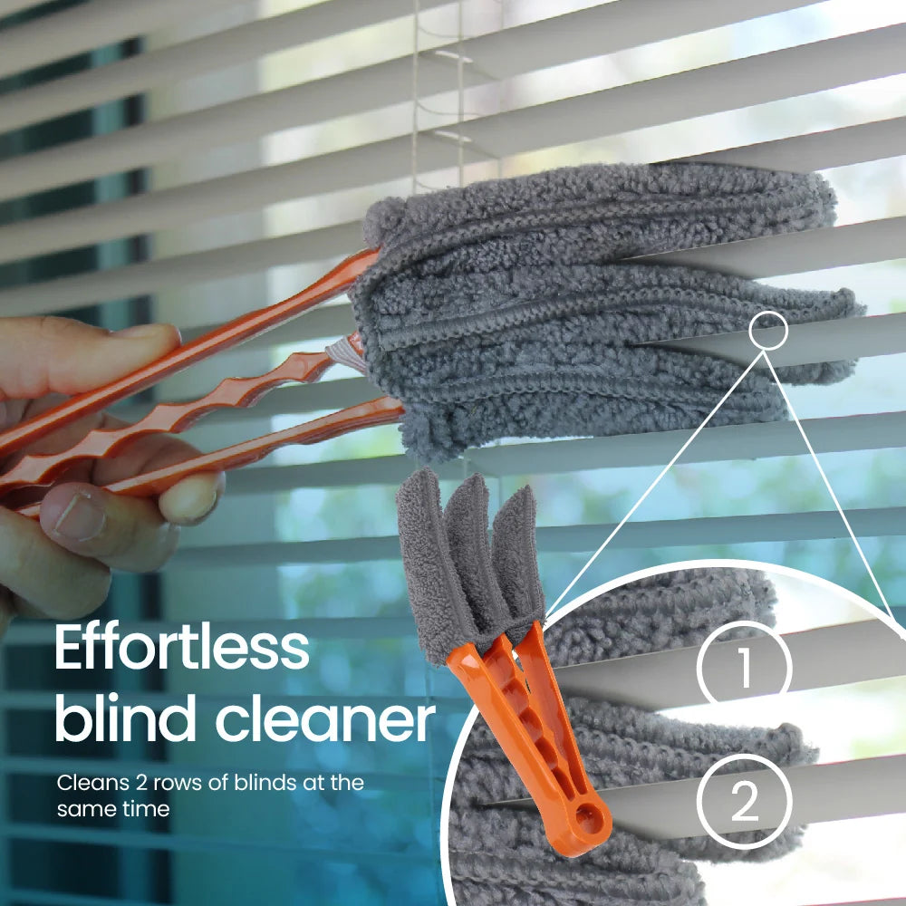 White Magic Eco Cloth Mini Blind Duster- Compact Size/ Cleaning Buffing WM-MFBD