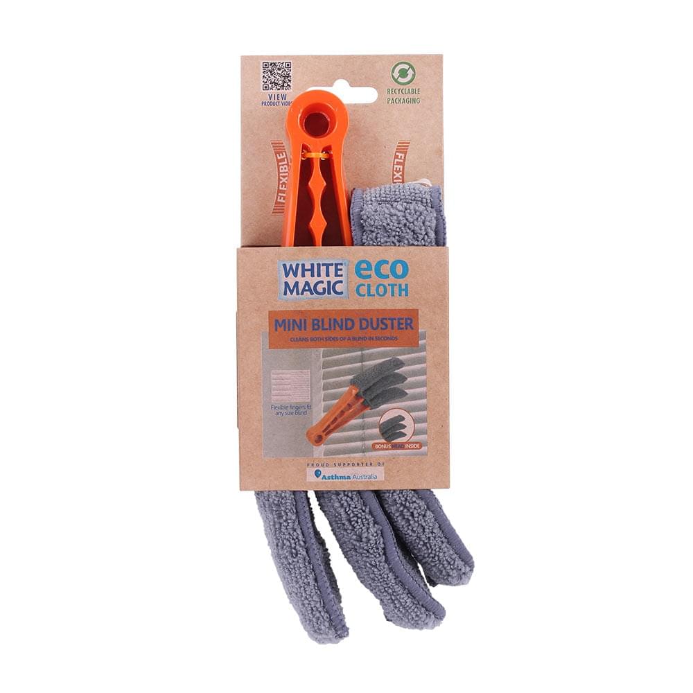 White Magic Eco Cloth Mini Blind Duster- Compact Size/ Cleaning Buffing WM-MFBD