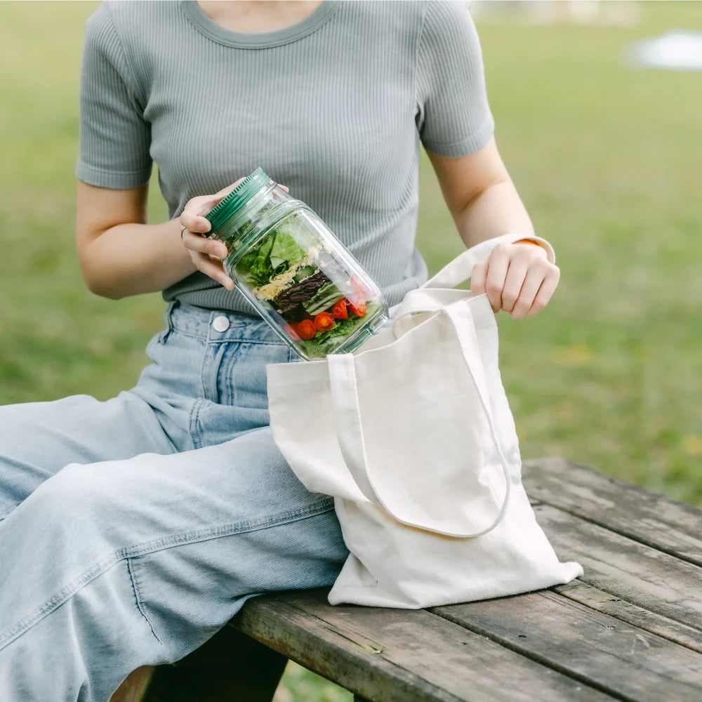 Prepara Premium Portable Salad Pod Container With Leakproof Dressing Capsule-  Fresh-Lock Design/ Built-In Serving Bowl PRE-SP-29401