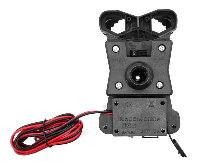 Andowl Motorbike Phone Holder Charger Cradle Wireless Motorcycle- Attaches To Handle/ Shock Absorber Q-SJ52