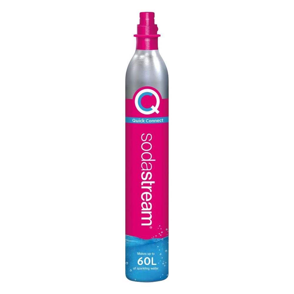 SodaStream 60L Pink Gas Cylinder Co2- Makes Up To 60L