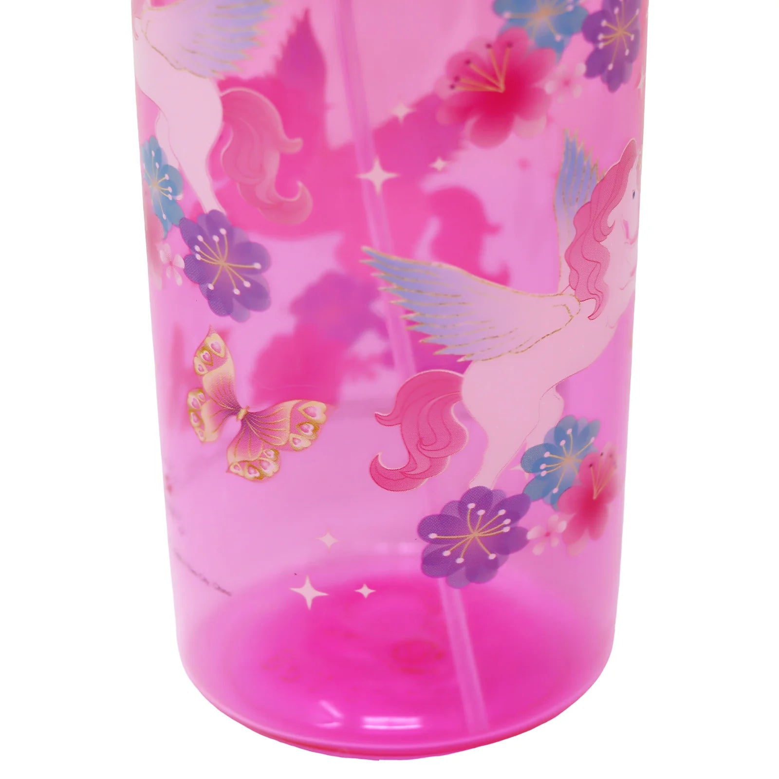 Pink Poppy 600ml Unicorn Rainbow Misting Function Kids Water Bottle- Leak Proof/ Perfect For School Outdoor