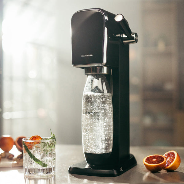 SodaStream Art Black Sparkling Water Maker Machine- Home Soft Fizzy Drink