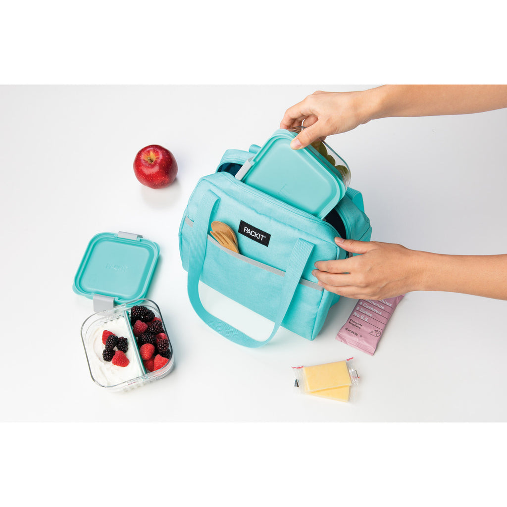 Packit Freezable Tote Hampton Bag Cooler- Easy Carrying/ Comfortable Shoulder Straps