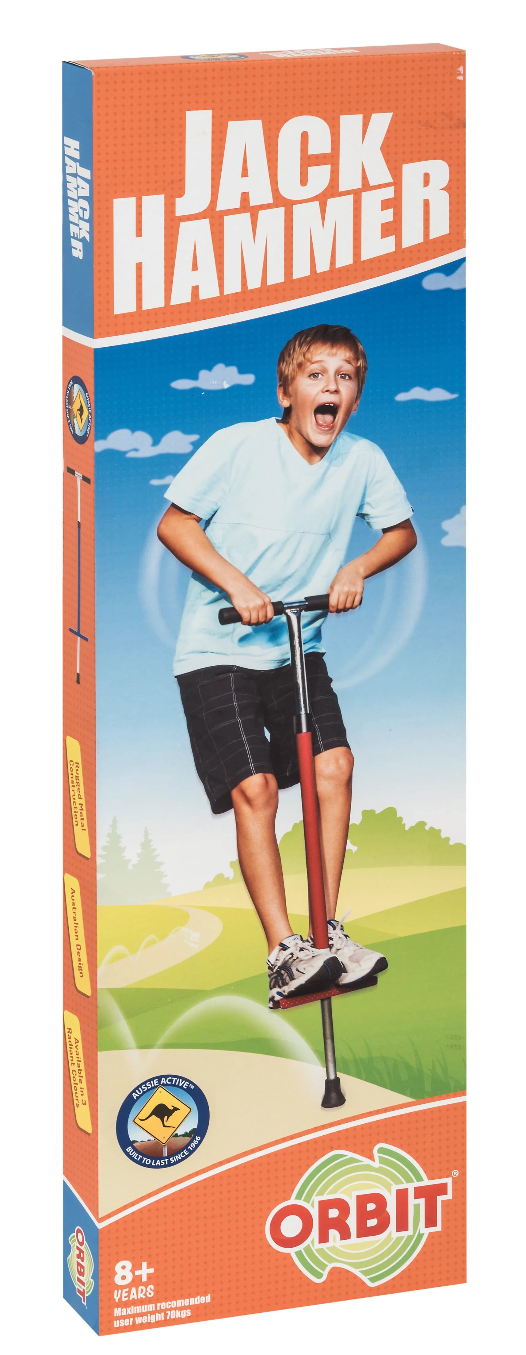 Orbit Jack Hammer Pogo Stick- Active Outdoor Play/ Balance Coordination BO970