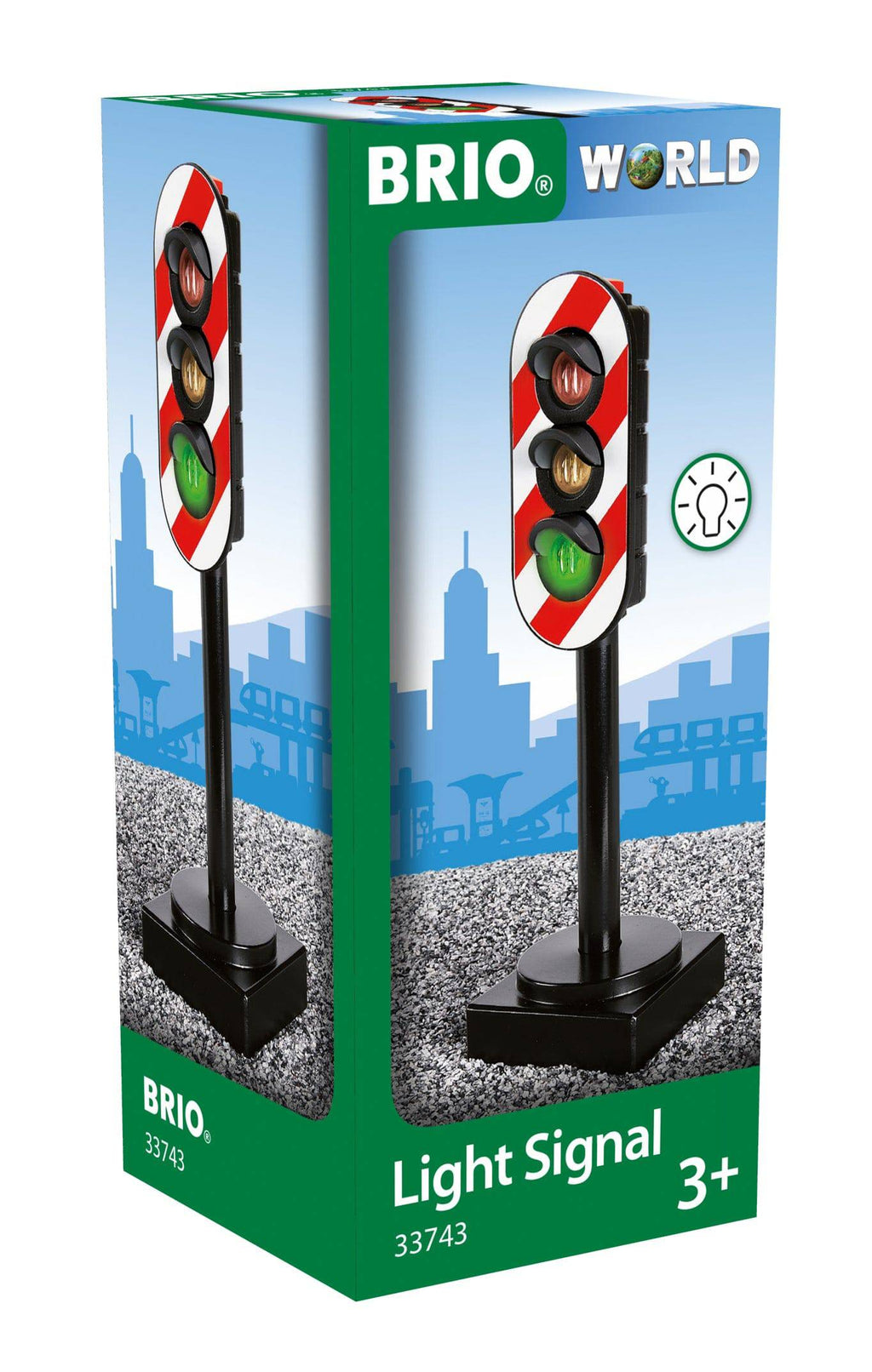 Brio Kids Toy Light Signal Pretend Play – Railway Traffic Light Fun Entertainment BRI33743