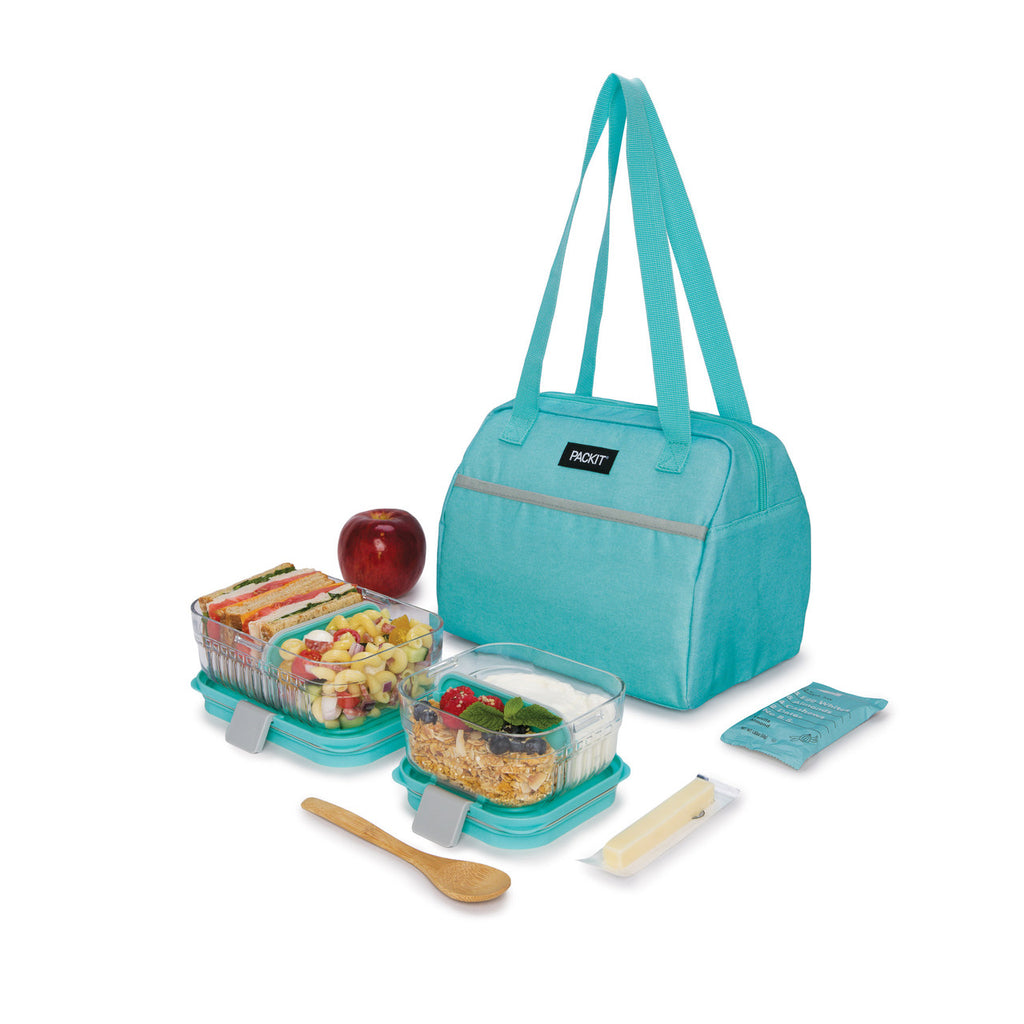 Packit Freezable Tote Hampton Bag Cooler- Easy Carrying/ Comfortable Shoulder Straps