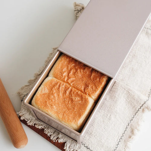 Chefmade 39cm Bread Loaf Pan With Cover 1.2Kg- Quality Results/ Produce Soft Evenly Bread