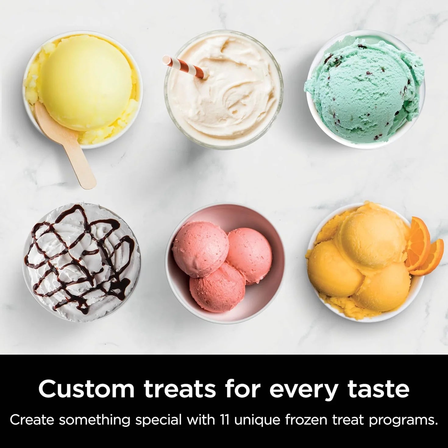 Ninja CREAMi Deluxe 11- In- 1 Ice Cream & Frozen Treat Maker- Sorbet/ Gelato/ Creamify Technology NC501