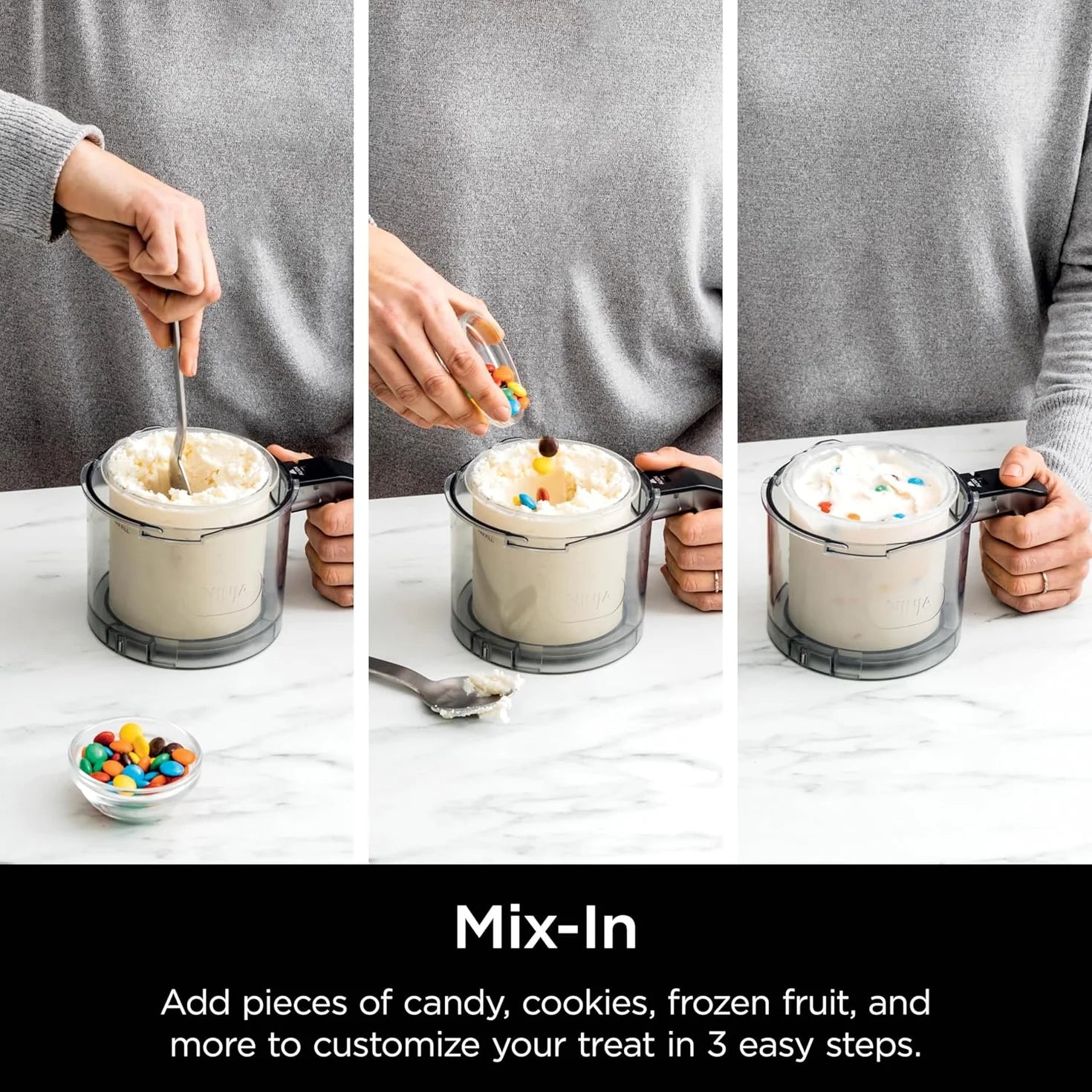 Ninja CREAMi Deluxe 11- In- 1 Ice Cream & Frozen Treat Maker- Sorbet/ Gelato/ Creamify Technology NC501