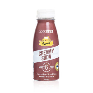 SodaKing Classic Creamy Soda Sparkling Syrup Soda Water Drink Mix- Makes 6 Litres