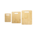 Cuisena Bamboo 3PK Set Of 3 Trio Bamboo Chopping Boards- Ideal For Cutting Fruits/ Vegetables/ Roasts