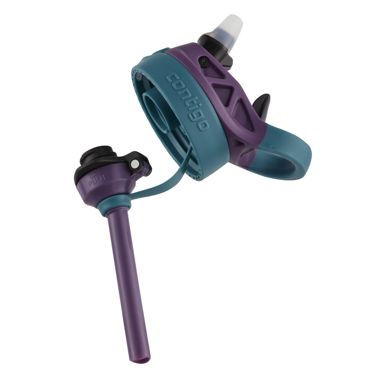 Contigo 414mL Autospout Mermaids Kids Water Bottle- Easy To Use/ One Touch Button Perfect For School Picnic Party 507388