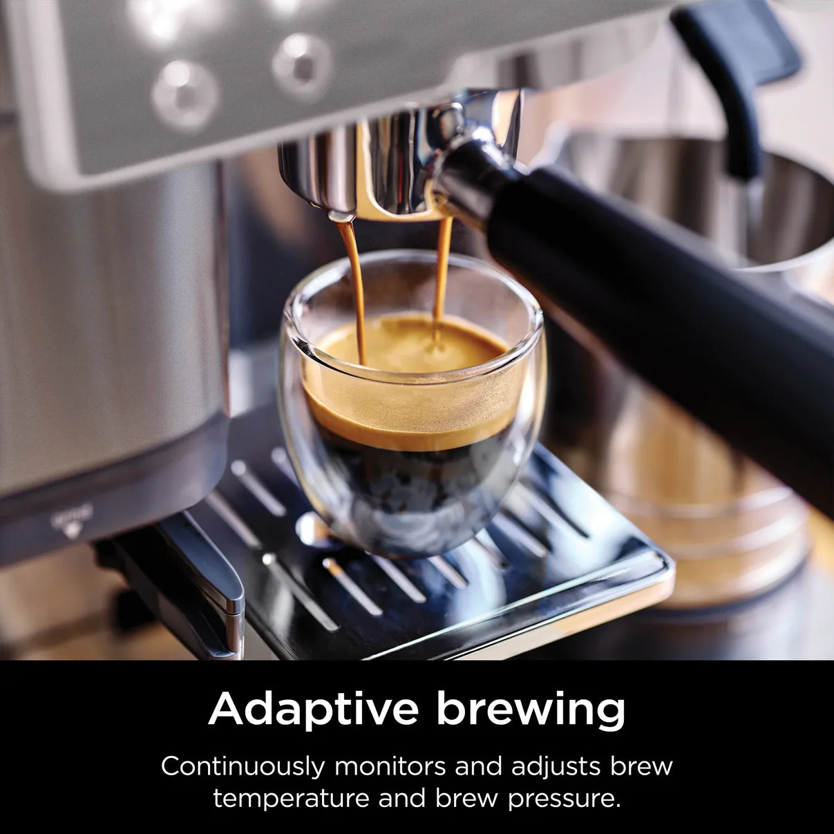 Ninja Luxe Café Premier Manual Espresso Coffee Machine Stainless Steel ES601ANZ