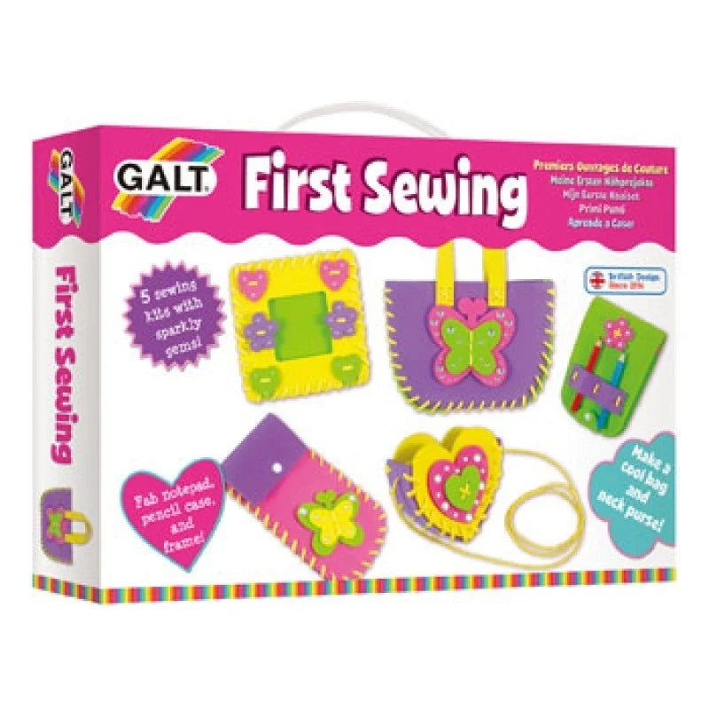 Galt Kids First Sewing Kit Toy Pretend Play- Beginner Sewing Craft Activity/ Decorate Fun Entertainment GN4085G