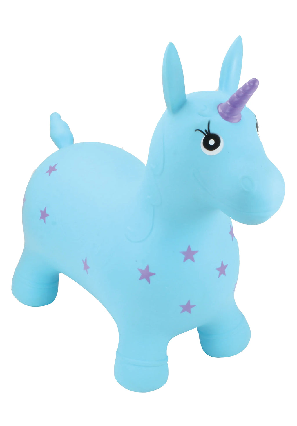 Happy Hopperz Turquoise Unicorn Kids Ride On Toy- Bouncy Ride/ Durable Indoor Outdoor Play HHZ27
