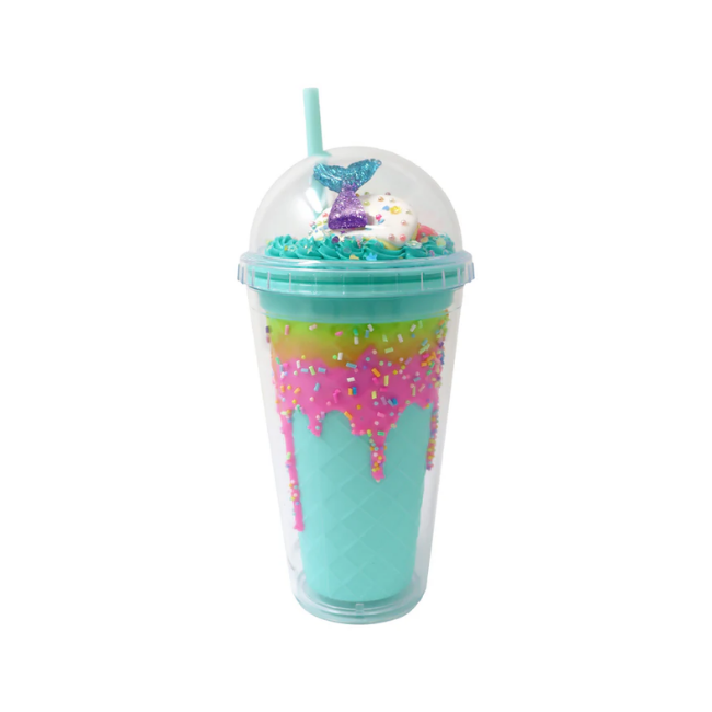 Pink Poppy Kids Drinking Sipping Cup Mermaid Blue Lightweight