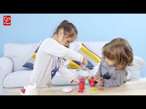 Hape Kids Blender Toy Smoothie Set Pretend Play- Cool Set/ Cups Fruit Pieces Fun Entertainment HE3158