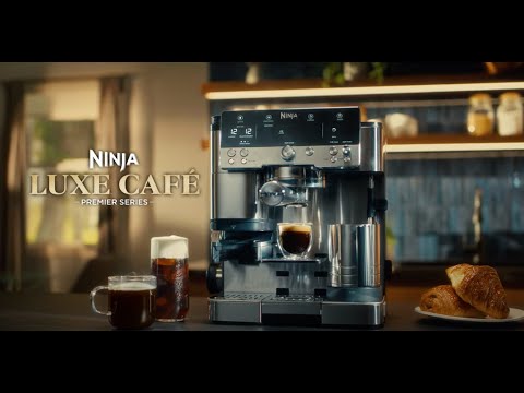 Ninja Luxe Café Premier Manual Espresso Coffee Machine Stainless Steel ES601ANZ
