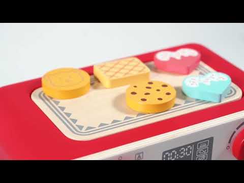 Hape My Baking Oven Kids Pretend Play Set with Magic Cookies- Light Sound Colour Kids Entertainment Fun HE3183