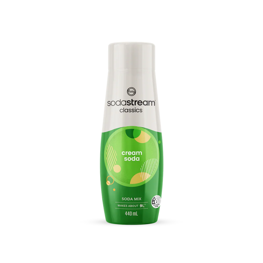 SodaStream Cream Soda Syrup 440ml Drinking Soda Mix- Makes Up To 9L