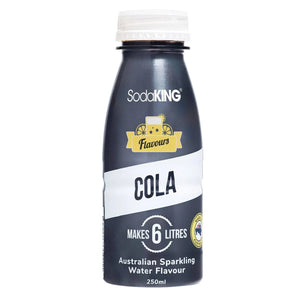 SodaKing 3x Pack Classic Cola Sparkling Syrup Soda Water Drink Mix- Makes 18 Litres (6L Each)